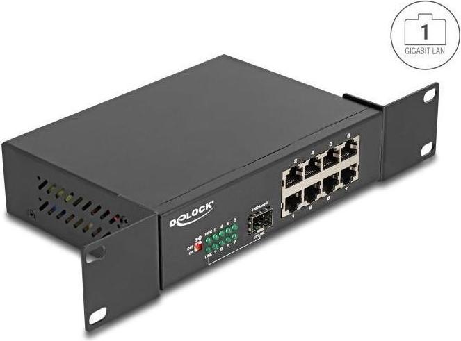 Produktbild Delock 10" Gigabit Ethernet Switch (9 Ports)