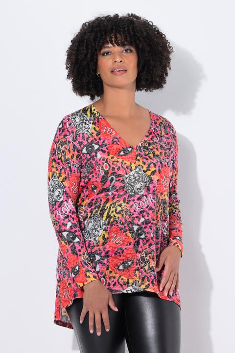 Produktbild Angel of Style T-Shirt, A-Linie, Alloverdruck, Glitzersteinchen (60)