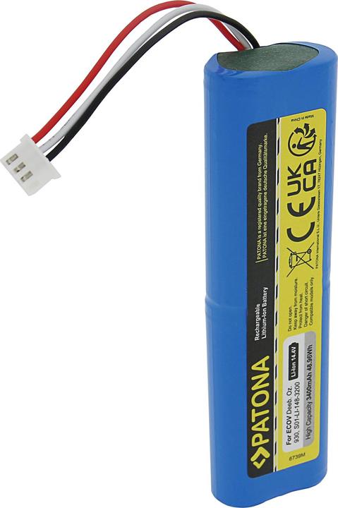 Actual product image Patona Battery Ecovacs Deebot Ozmo 930