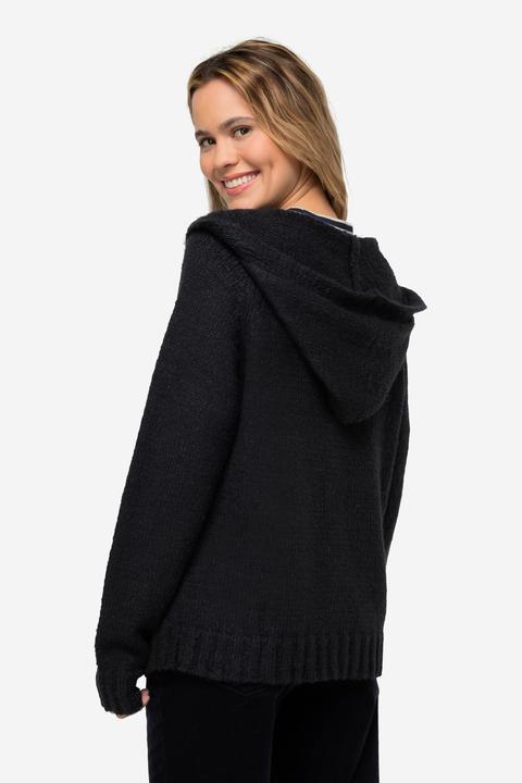 Produktbild Laurasøn Strickjacke, Kapuze, Raglan-Langarm (M)
