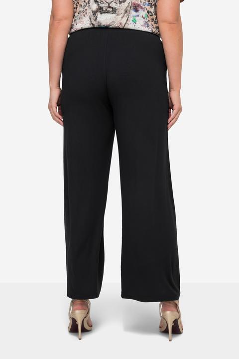 Image du produit Miamoda Pantalon ample en jersey à jambe droite, taille élastique (44)