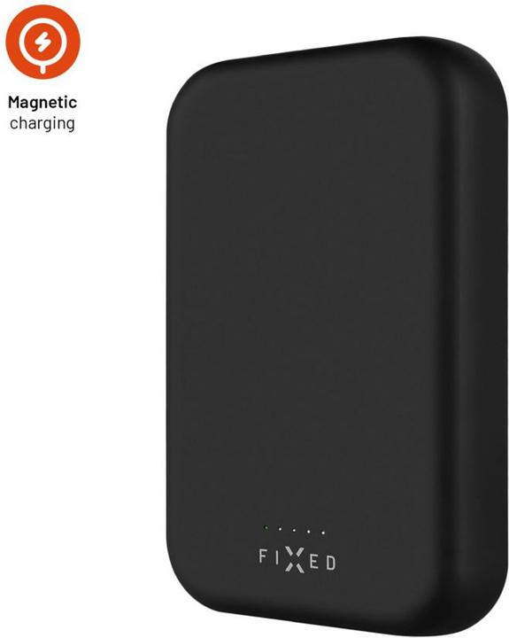 Produktbild Fixed MagZen Trådløs PD 20W Power Bank 10.000 mAh Sort Powerbank - Sort - 10000 mAh (10000 mAh, 20 W, 37 Wh)