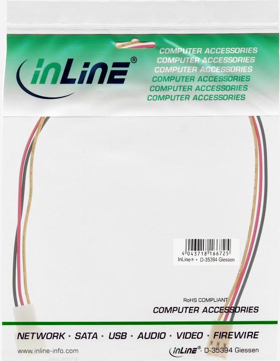 Produktbild InLine Lüfterkabel Verlängerung