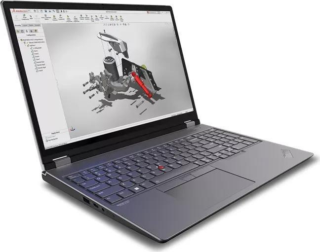Actual product image Lenovo ThinkPad P16 Gen 2 (16", Intel Core i7-14700HX, 32 GB, 1000 GB, DE)