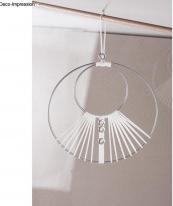 Actual product image Rayher Coated metal rings, 15cm, silver