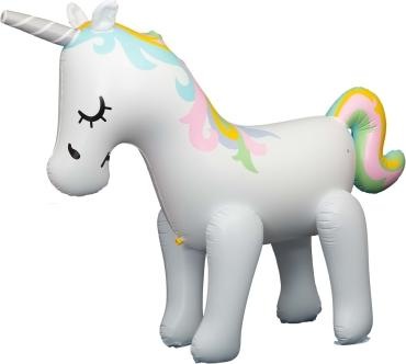 Online Aufblasbares Einhorn mit Sprinklern