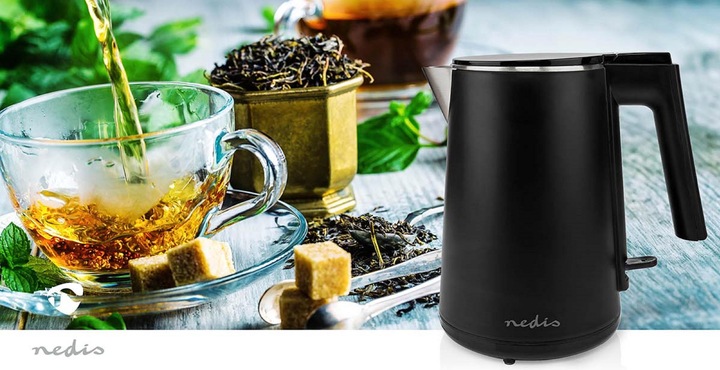 Produktbild Nedis Wasserkocher (1 l, EU-Stecker)
