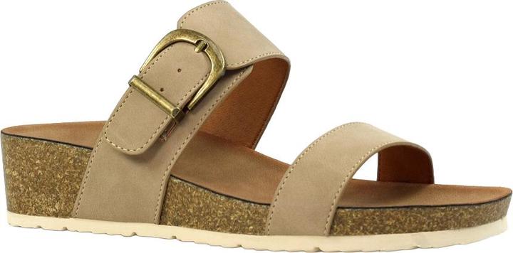 Actual product image Lunar Womens/Ladies Ripple Wedge Sandals (36)