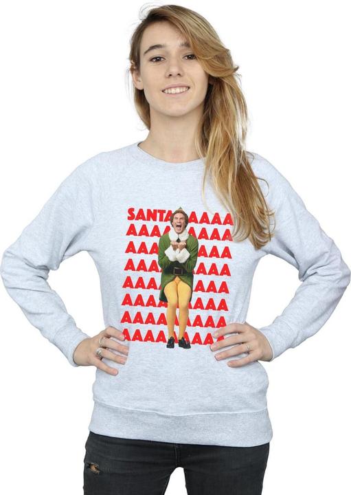 Immagine prodotto Elf Buddy Santa Scream Felpa Donna (M)