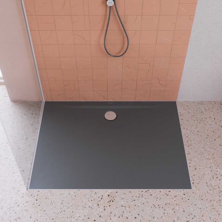 Actual product image Kaldewei Superplan Zero shower tile, 90x75cm, 35200001