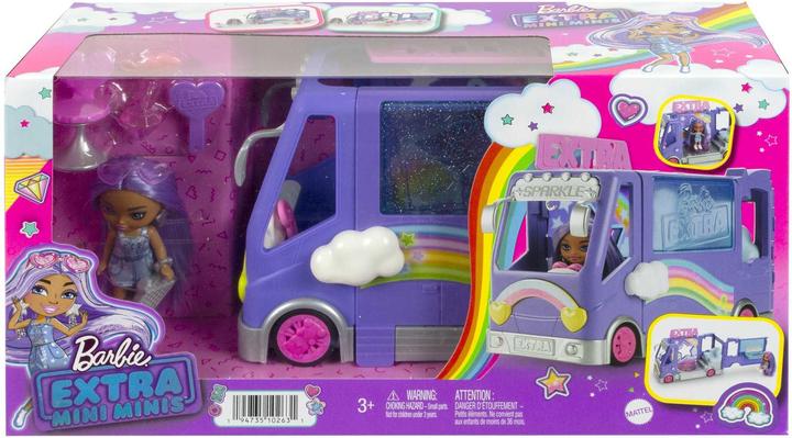 Image du produit Mattel Barbie Extra Minibus Concert + Poupée