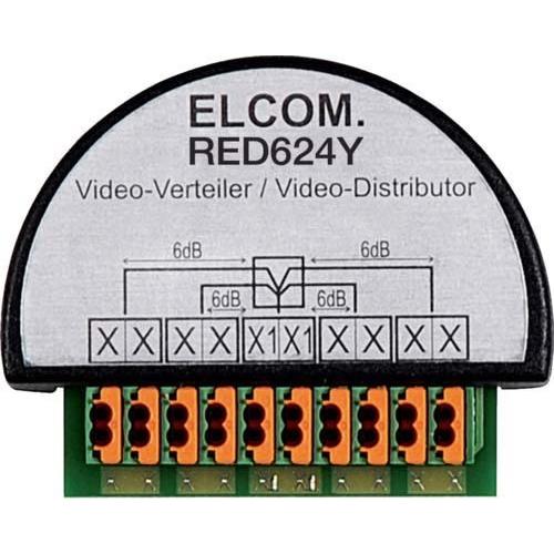 Elcom Videoverteiler 4-fach RED624Y 2Draht UP (RED624Y)