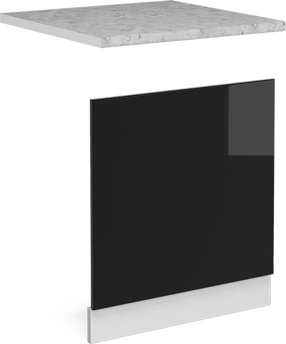 Black high gloss, White