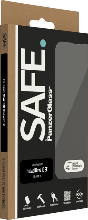 Actual product image PanzerGlass SAFE. Huawei Nova 10 SE UWF (1 Piece, Huawei Nova 10 SE)