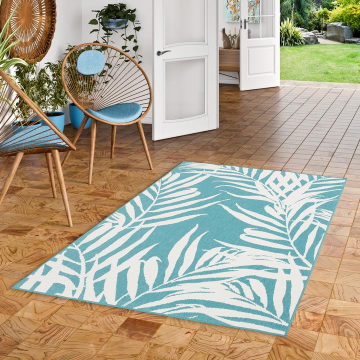Actual product image Pergamon In- und Outdoor Teppich Beidseitig Cape Cod Blätter (160 x 220 cm)