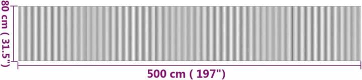 Produktbild vidaXL Teppich (500 x 80 cm)
