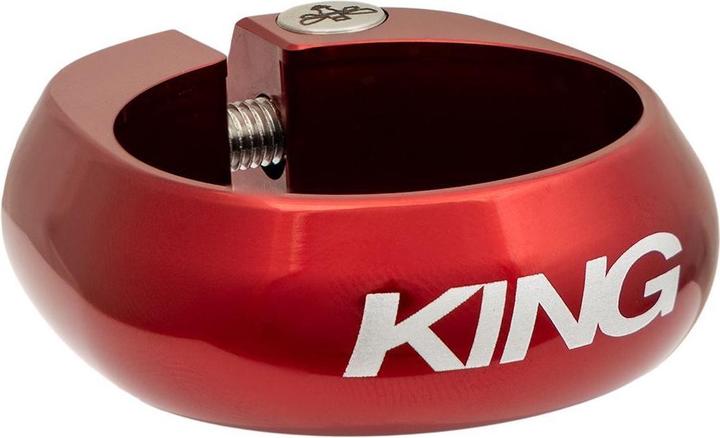 Chris King Seatpost Collar, 30.0mm, red