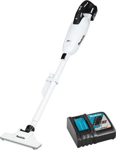 Produktbild Makita Akku-Bürstenstaubsauger 18V, weiss, 3,0Ah, LXT