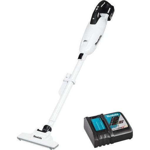 Makita Akku-Bürstenstaubsauger 18V, weiss, 3,0Ah, LXT, Aspirapolvere, Bianco