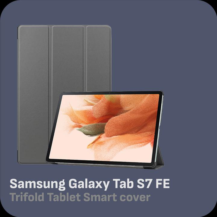 Produktbild Cazy Premium Smart Hülle Kompatibel mit Samsung Galaxy Tab S7 FE - Schutz Etui Hülle - Automatischem (Galaxy Tab S7 FE)