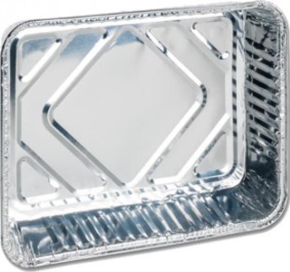 Produktbild OSMA Auflaufform Grillschale 3er Aluminium eckig 20x15x4cm