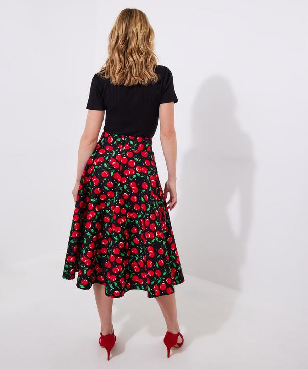 Image du produit Joe Browns Cherry Print Vintage Midi Skirt (46)