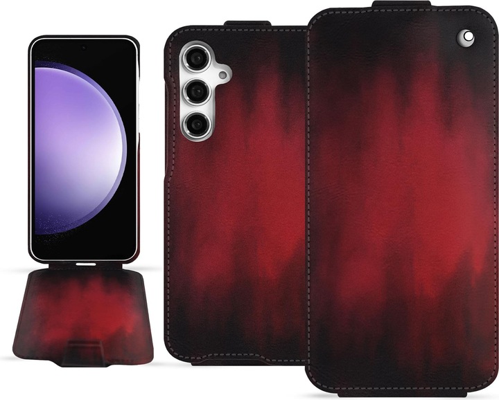 Actual product image Noreve Vertical leather shell (Samsung Galaxy S23 FE)