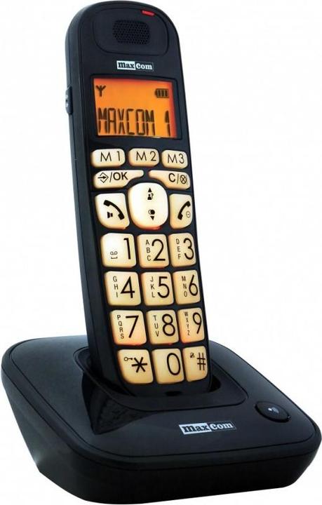 Actual product image Maxcom MC 6800 Deskphone Black