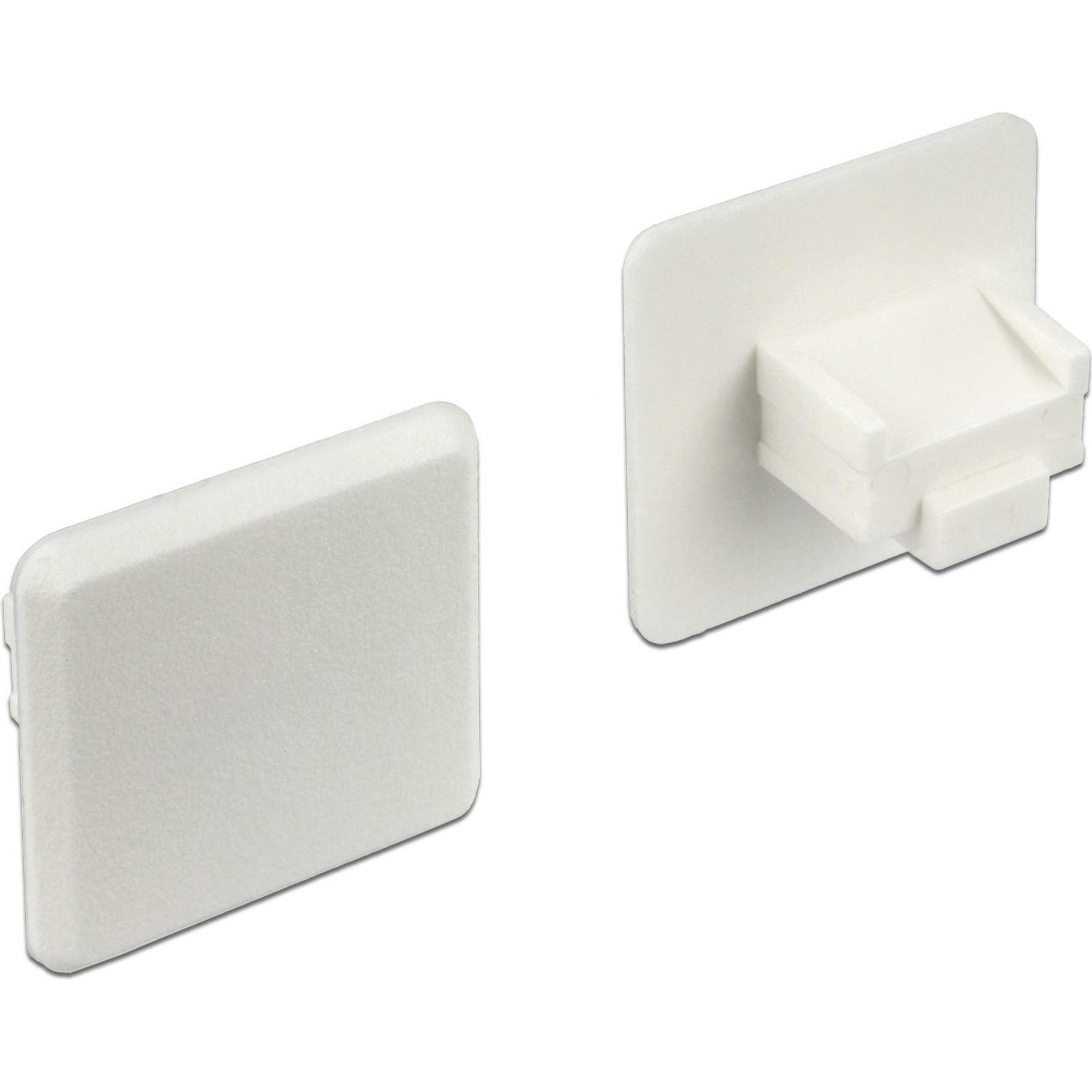 Delock RJ-45 Staubschutz, 10 Stück (Blindmodul), Netzwerk Zubehör