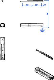 Produktbild Peka Metall Hochschrank-Front-Vollauszüge