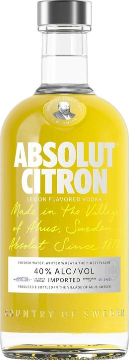 Absolut Vodka Citron (1 x 70 cl)