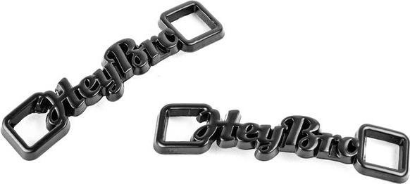 Actual product image LaceGodZ 1 Paar "Hey Bro" Schnürsenkel Clips (3.76 cm)
