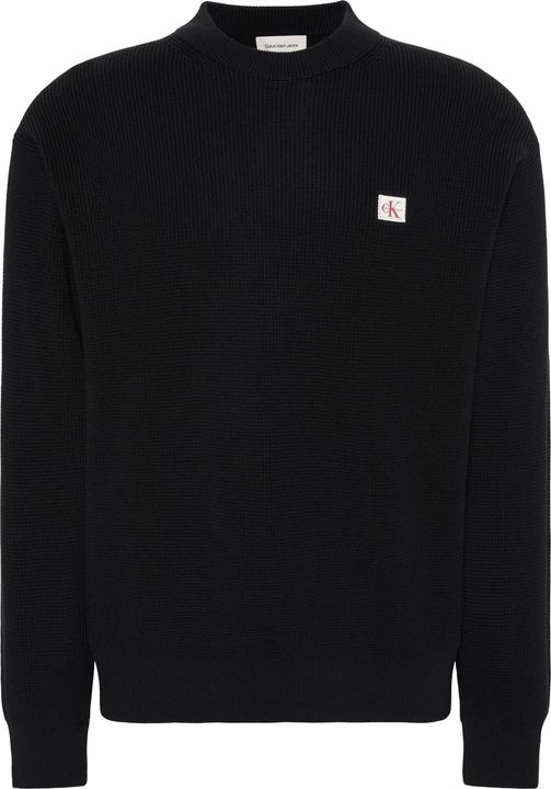 Produktbild Calvin Klein Herren Langarm EZ Baumwolle Waffel CRWNK Pullover 9 LV04RD313G Pullover (XL)