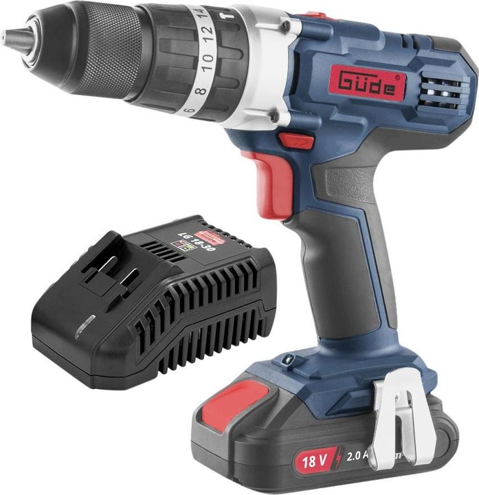 Güde Impact drill BSB 18-201-30K (58504) (Rechargeable battery operated)
