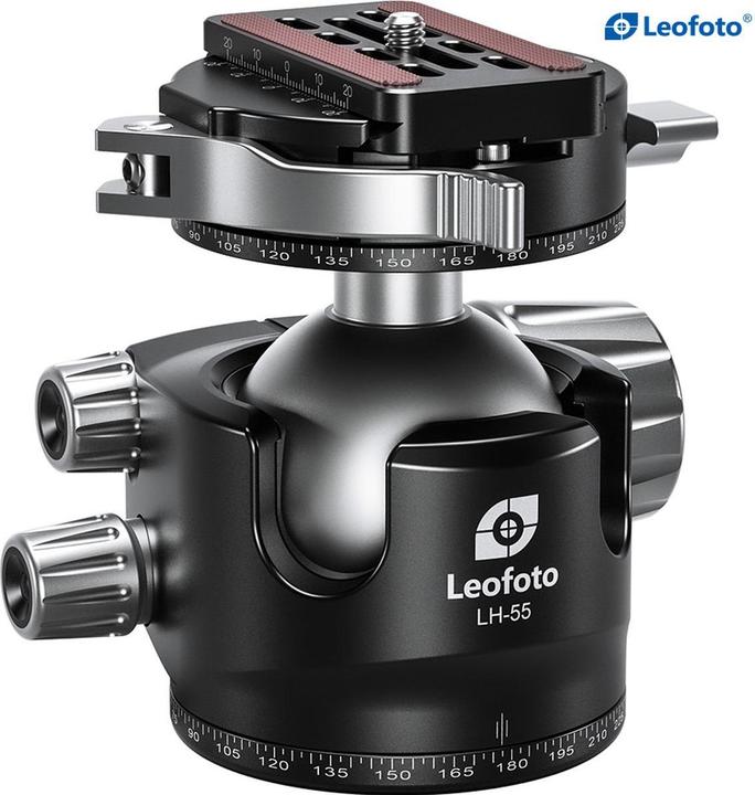 Leofoto LH-55PCL with panoramic disc and quick-release coupling (Spherical head)