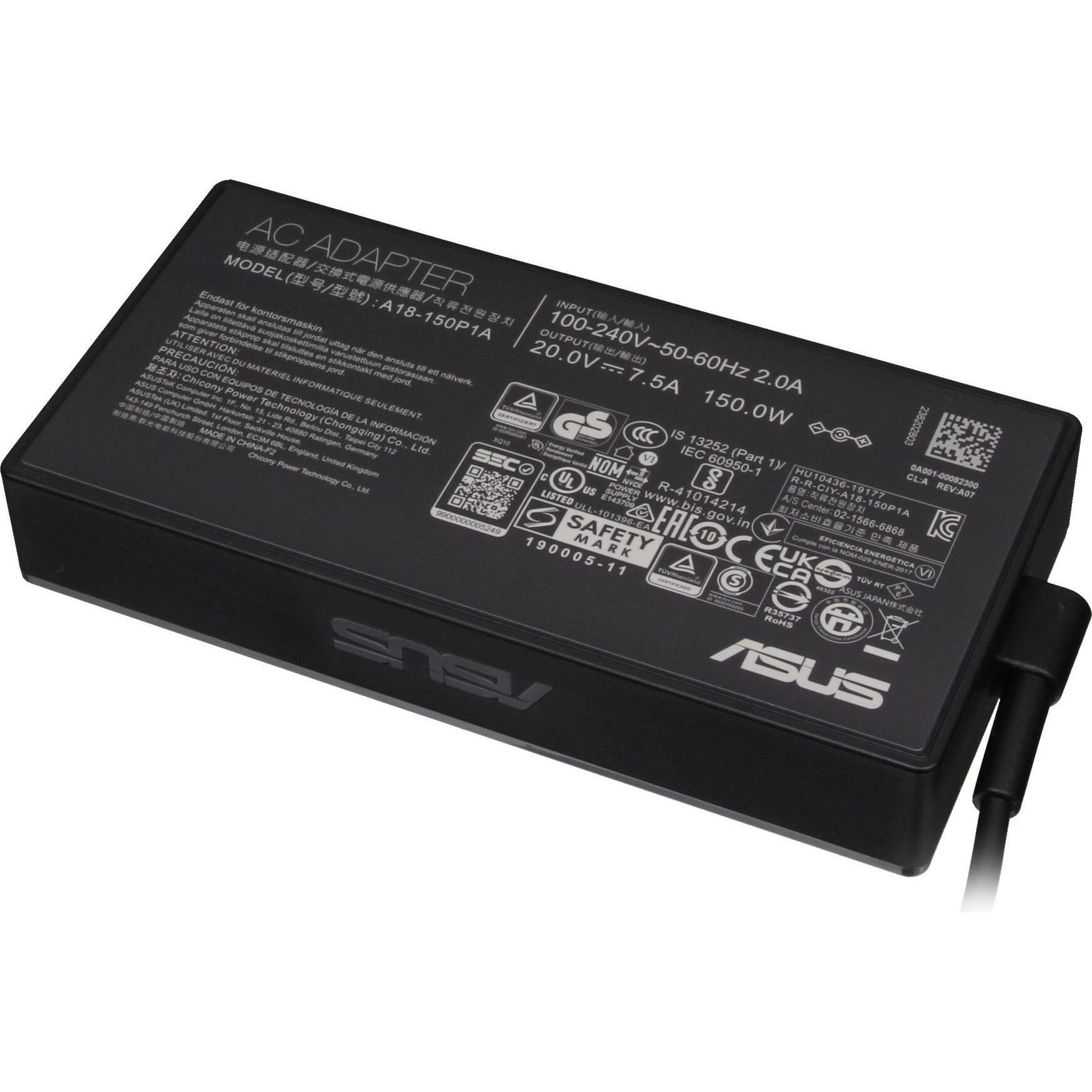 ASUS 0A001-00083300 (150 W), Notebook Netzteil, Schwarz