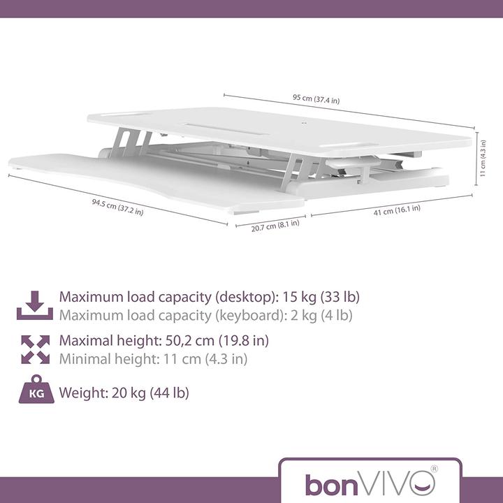 Image du produit BonVivo Rehausse de bureau