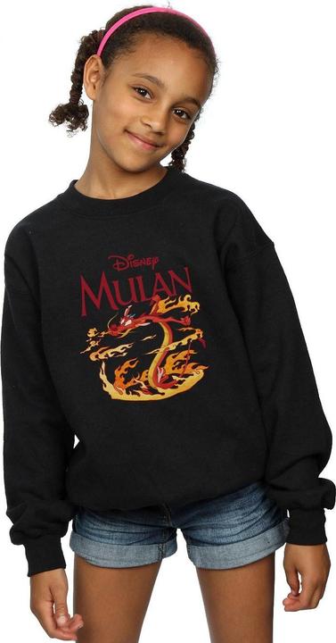 Produktbild Disney Mulan Mushu Dragon Fire Sweatshirt Mädchen (152, 158)