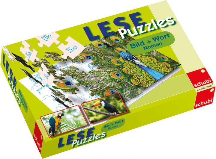Produktbild Lesepuzzles Bild und Wort - Nomen