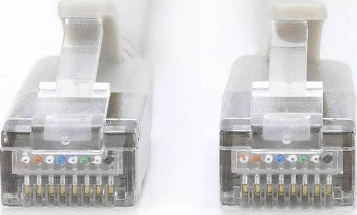 Produktbild Digitus CAT 6A F-FTP Slim Patchkabel, Kupfer, LSZH AWG 32/7, Länge 10 m, Grau (CAT6a, 10 m)