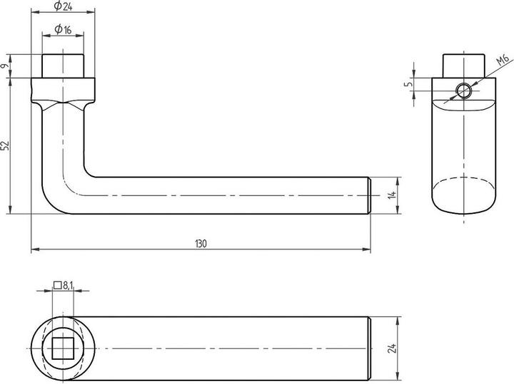 Actual product image Mega Fenstergriff 32.612/41.412