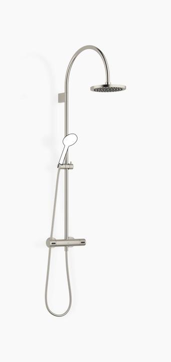 Actual product image Dornbracht Showerpipe with shower thermostat, without hand shower, projection stand shower 420 mm