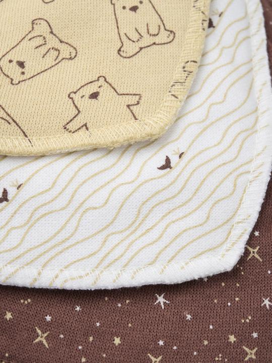 Actual product image Pippi Bandana Bib Indian Tan (0 months)