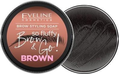 Eveline Brow & Go! Eyebrow Styling Soap Brown 25G (Brown)