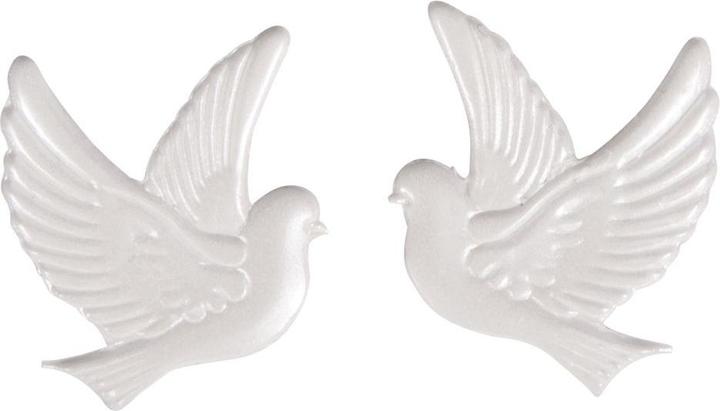 Image du produit Rayher Motif de cire: colombe, nacré, 1 paire