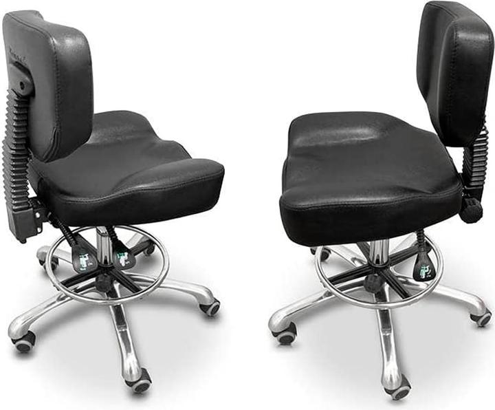 Actual product image Quirumed Hydraulic Stool with Backrest Seat and Footrest (50 - 70 cm)