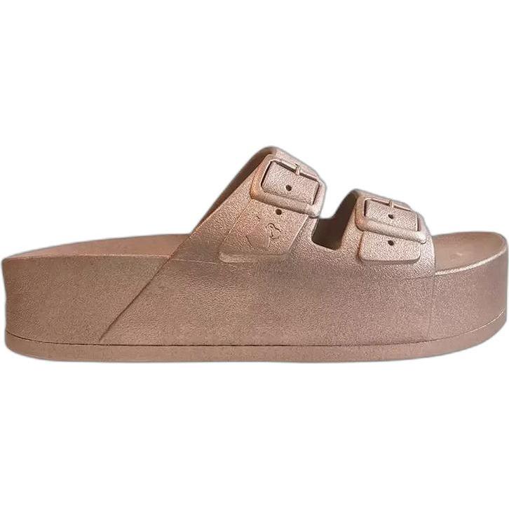 Cacatoès, Damen, Sandalen, Caipirinha Metallic, Kupfer, (37)