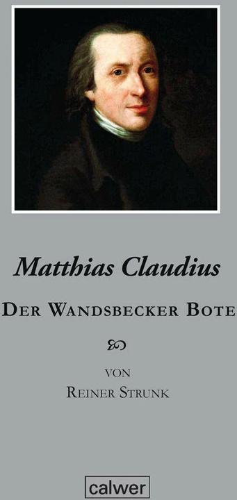 Produktbild Matthias Claudius (Deutsch, Reiner Strunk, 2014)