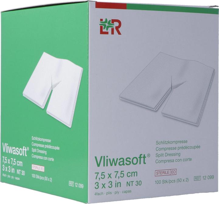 Actual product image Lohmann & Rauscher Slit compresses with Y-cut