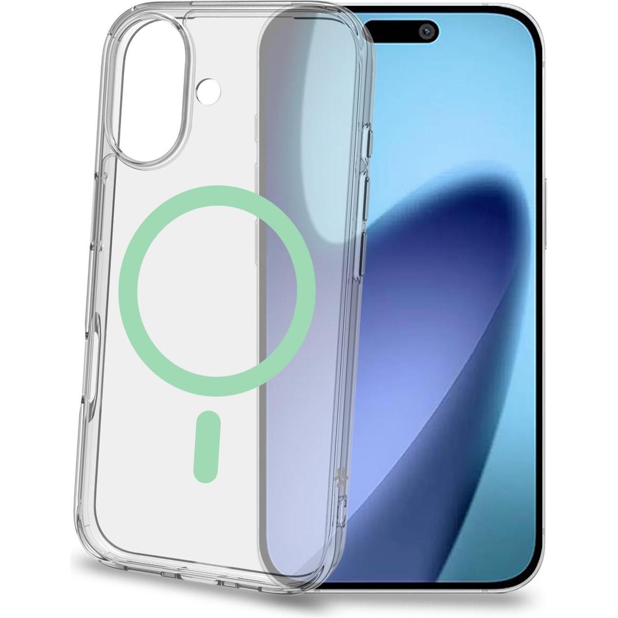 Celly Trasparente Transparente Magnetische Hülle Für Iphone 17 (Apple Iphone 17), Cover Smartphone,